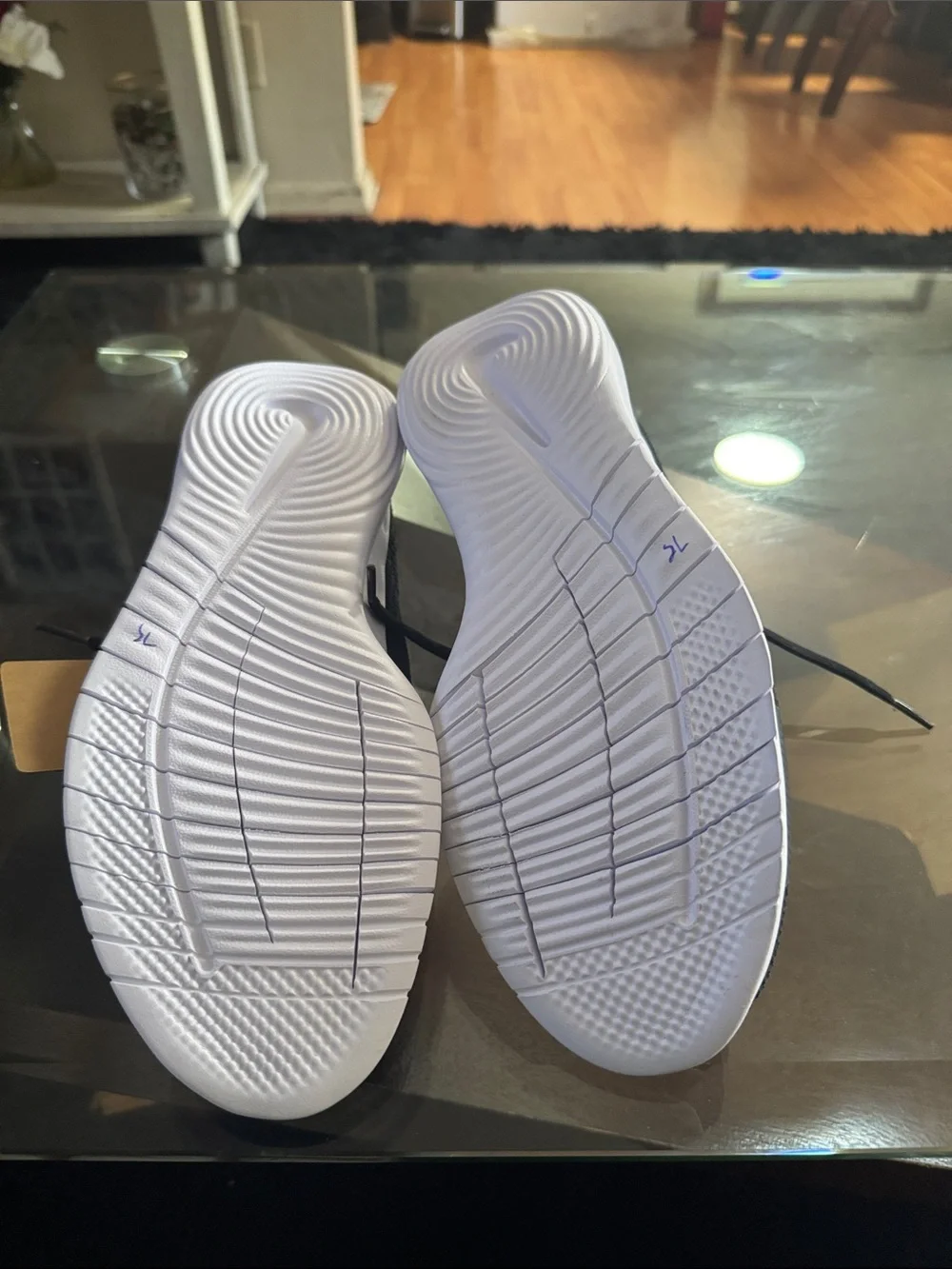 Nike Black and White Men's Running Sneakers